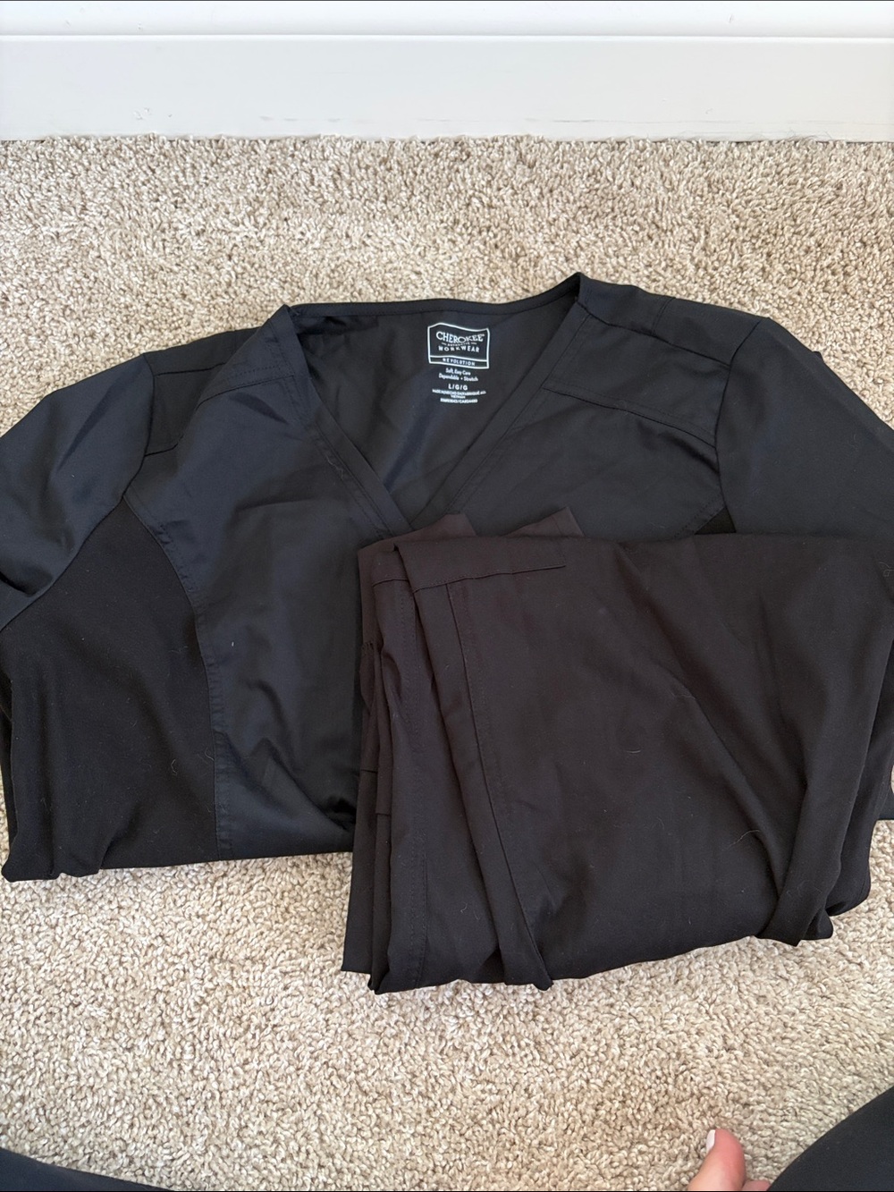 Cherokee Large Maternity Scrub Set